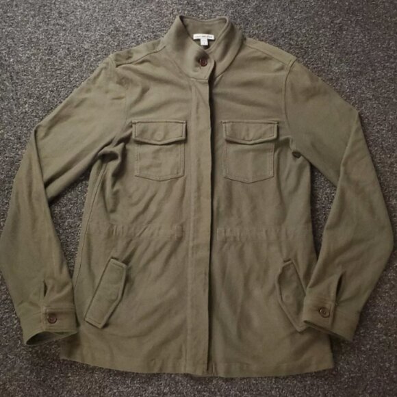 Standard James Perse Utility Drawstring Jacket Coat Black Size 4 (ish) - Picture 5 of 5